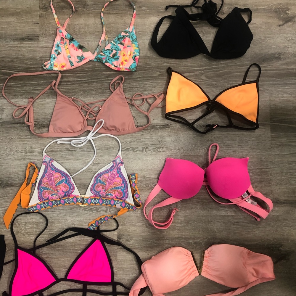 All small bathing suit tops (everything for $65)
